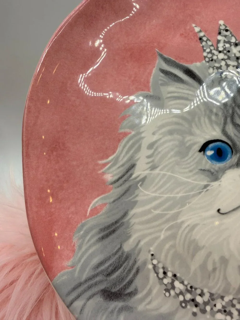Pier 1 Party Cats Collection Ceramic Salad Plate